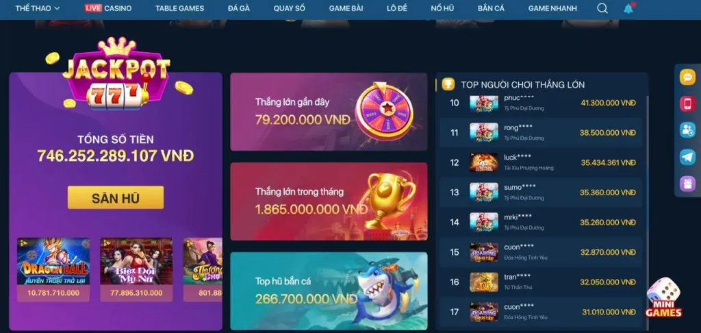 Các chương trình khuyến mãi độc quyền và tiền thưởng cao tại hq88 Casino